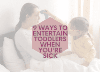 9 Ways to Entertain Toddlers When You're Sick
