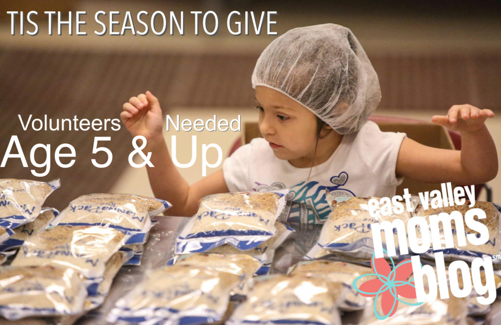 Tis the Season to Give: Volunteers Age 5 & Up