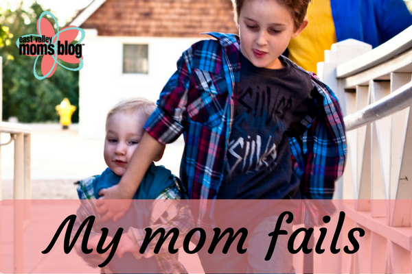 My mom fails. Tabitha Dumas for East Valley Moms Blog