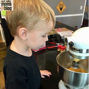 Baking with son