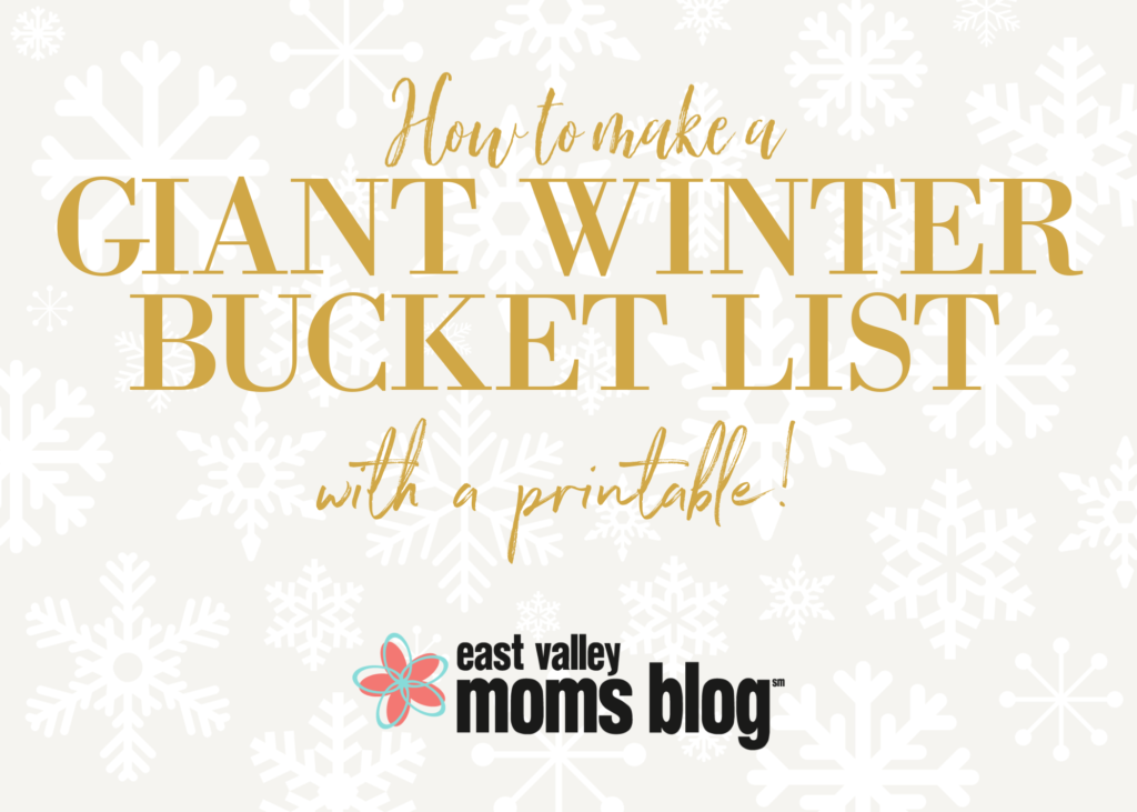 Giant Printable Winter Bucket List for Families