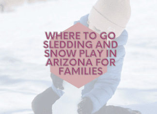 Where to go sledding and snow play in Arizona for families