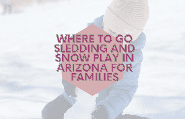 Where to go sledding and snow play in Arizona for families