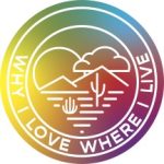 Why I Love Where I Live Logo – Rainbow