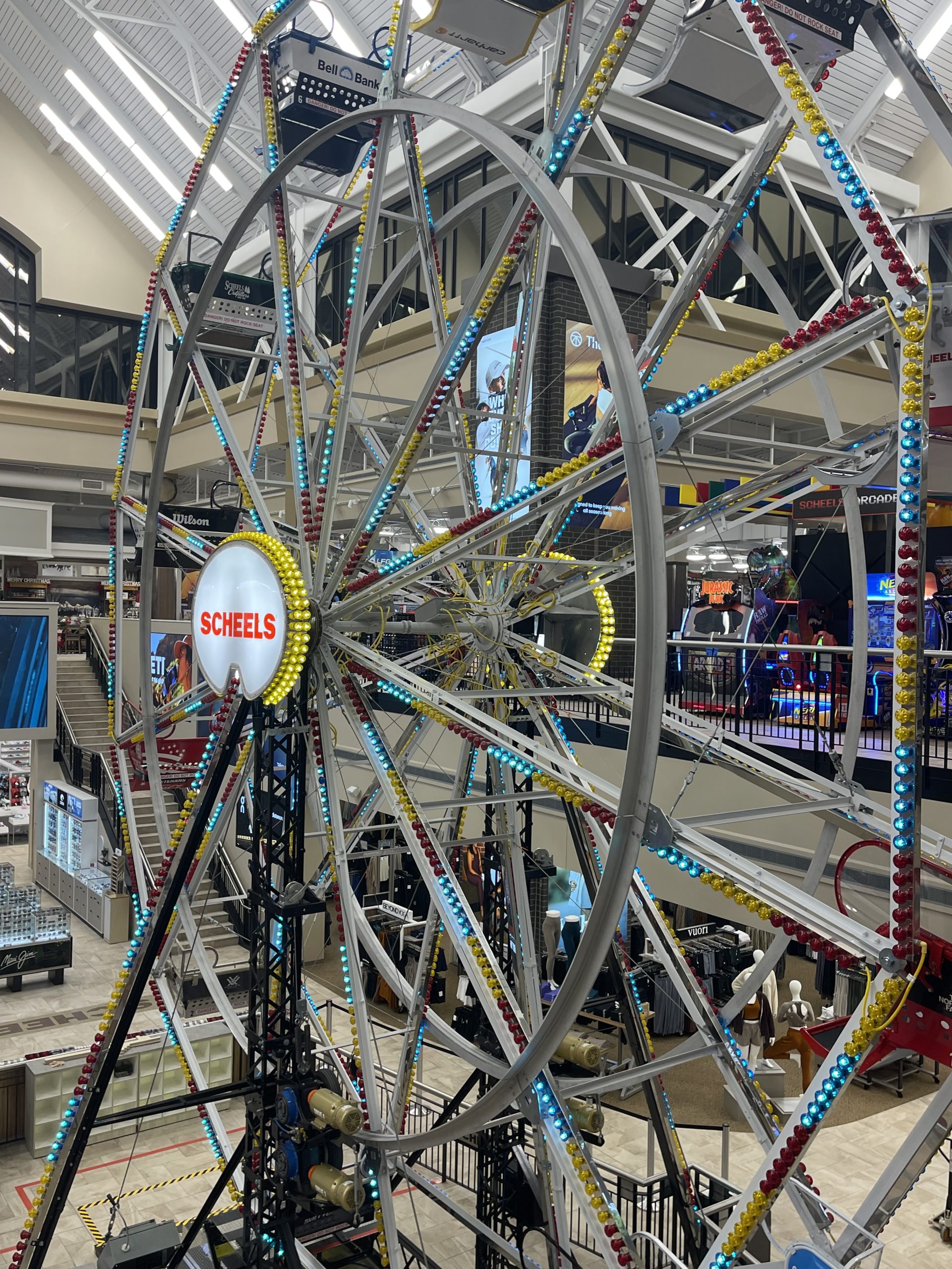 The Chandler SCHEELS Ferris Wheel and other attractions for families