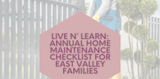 annual home maintenance checklist for east valley families