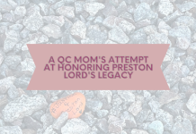 A QC Mom's Attempt at Honoring Preston Lord's Legacy
